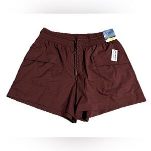 Old Navy Active Running Navy Red Color High Rise Shorts